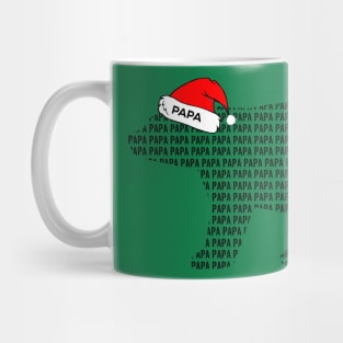 Family Photo Design Shirt "Papa" Dark font Mug